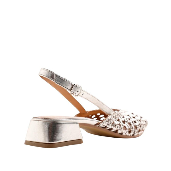 Gioseppo Braided Leather Slingback Heels