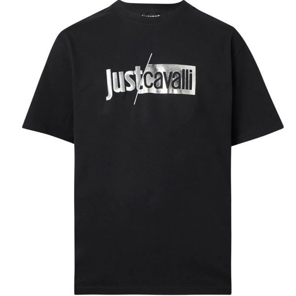 Just Cavalli Metallic Logo T-Shirt
