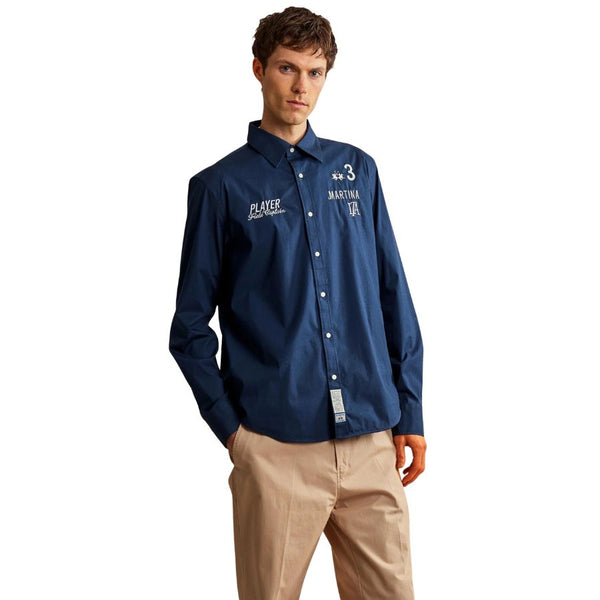 La Martina poplin shirt Italia Edition