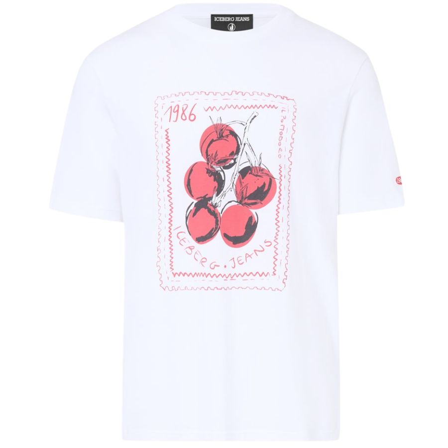 Iceberg Jeans tomato graphic t-shirt