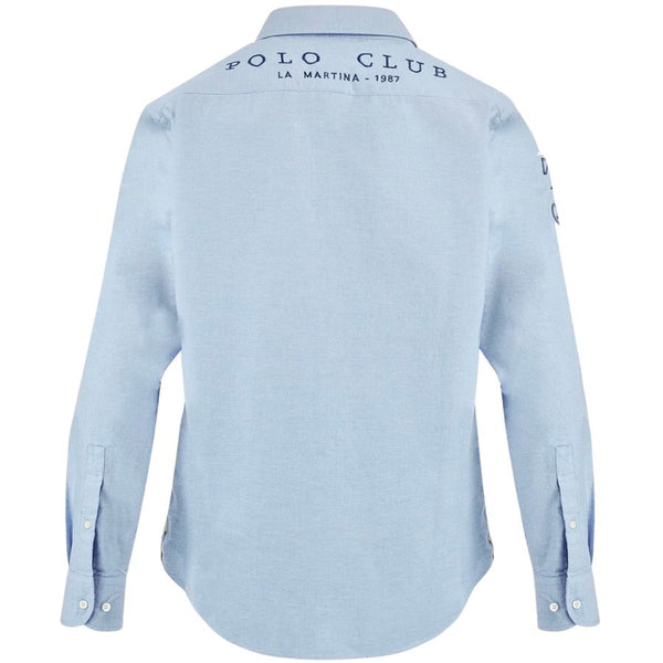 La Martina Oxford stretch shirt Polo Club