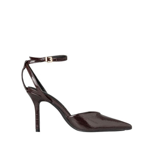 Envie Patent-Effect Ankle-Strap Heels