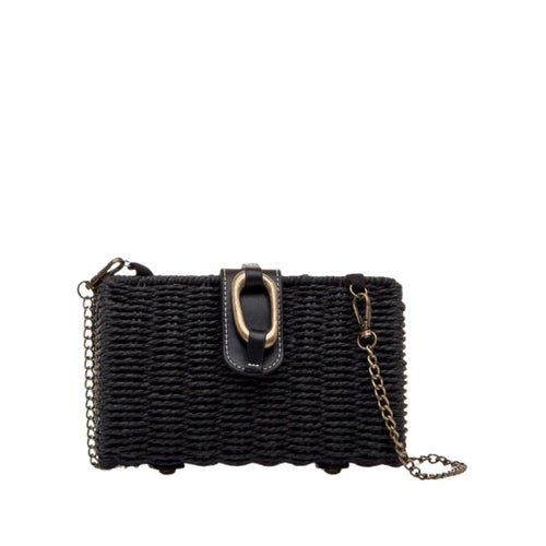 Mtng Woven Chain Crossbody Bag