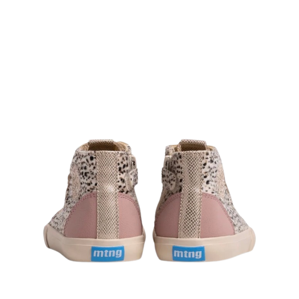 MTNG Kids’ Leopard Print High-Top Sneakers
