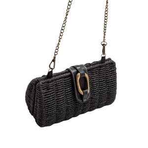 Mtng Woven Chain Crossbody Bag