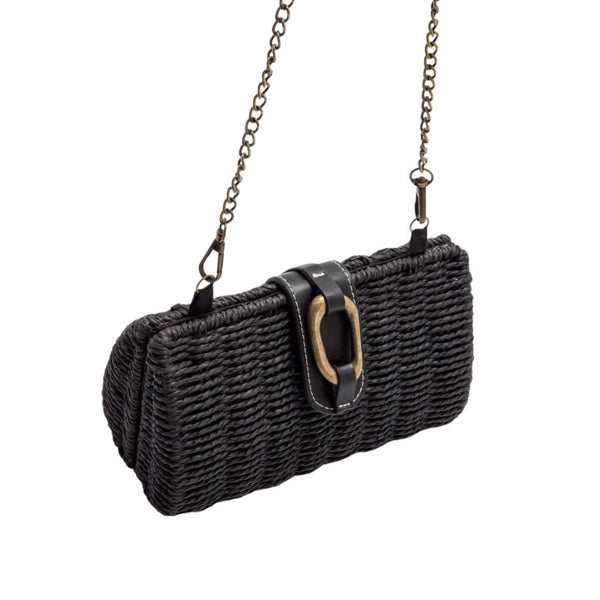 Mtng Woven Chain Crossbody Bag