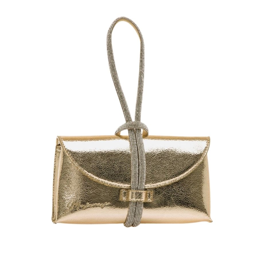 Mariamare Metallic Clutch Bag