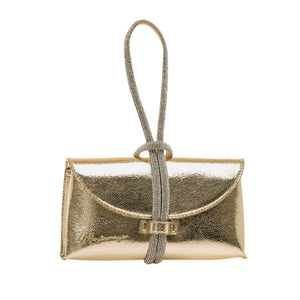 Mariamare Metallic Clutch Bag
