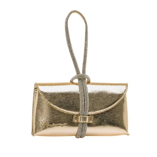 Mariamare Metallic Clutch Bag