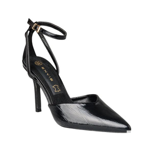 Envie Patent-Effect Ankle-Strap Heels