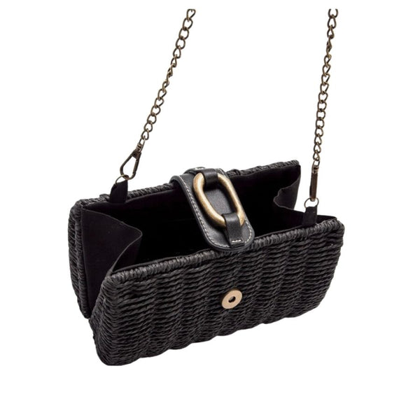 Mtng Woven Chain Crossbody Bag