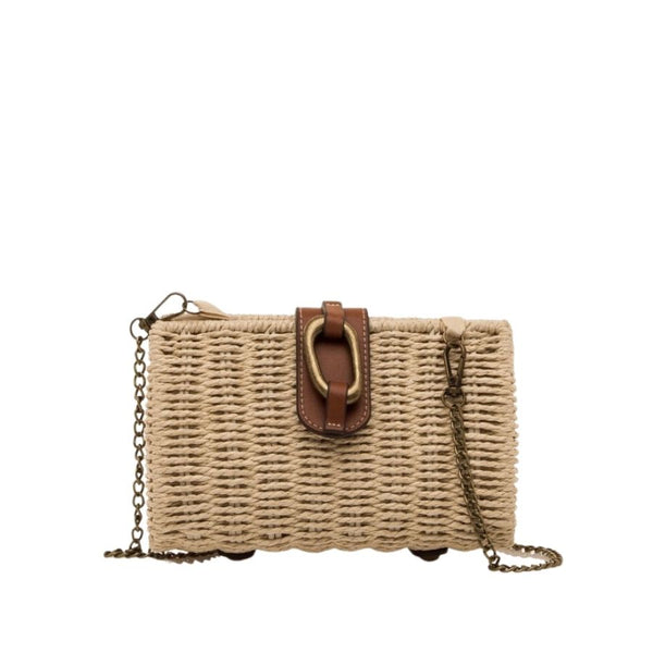 Mtng Woven Chain Crossbody Bag