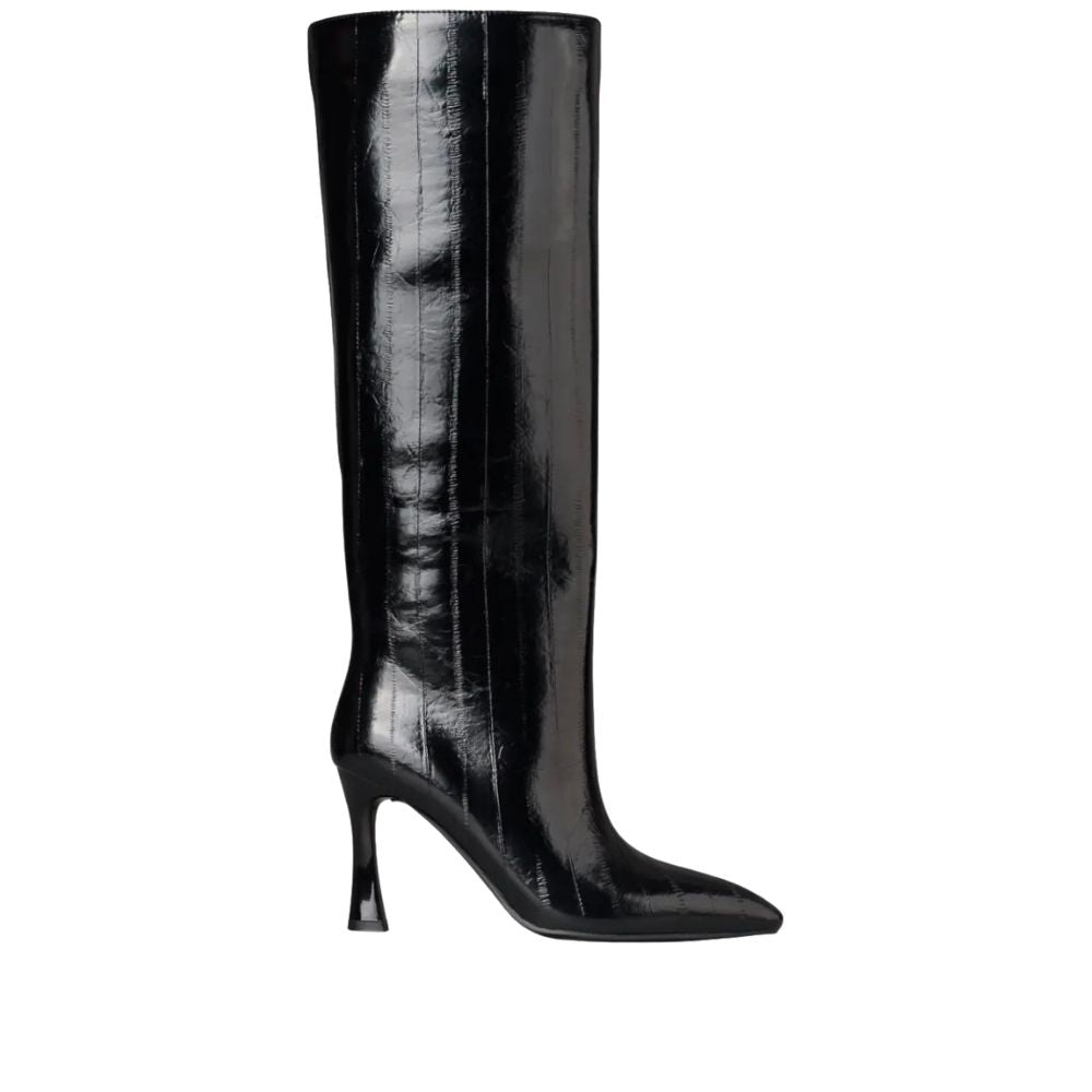 Envie  Patent-Effect Knee-High Boots
