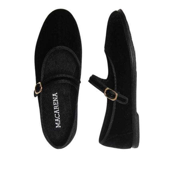 Macarena Velvet Mary Jane