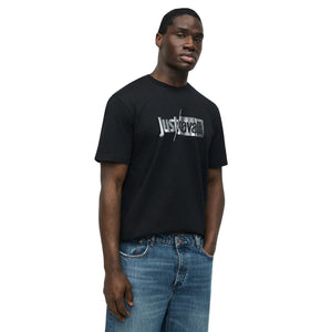 Just Cavalli Metallic Logo T-Shirt