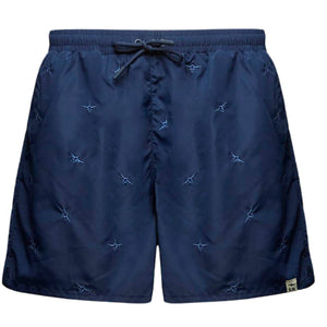 Aeronautica Militare All-over aircraft print Swim short