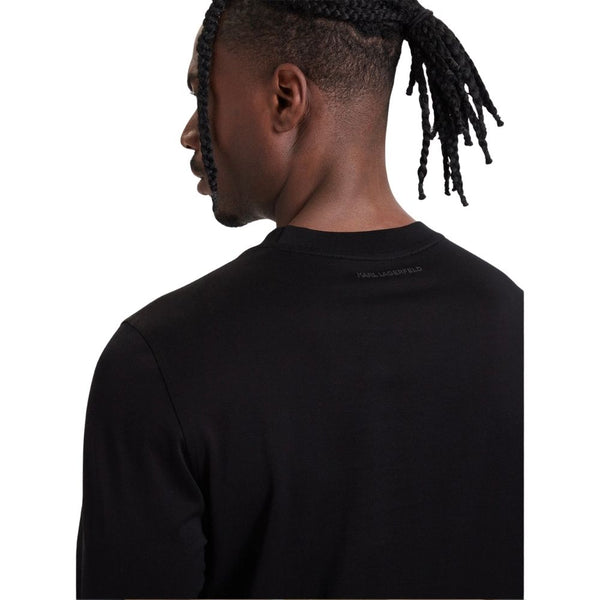 Karl Lagerfeld Long-Sleeve Logo T-Shirt