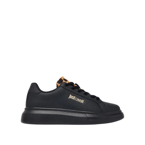 Just Cavalli Leopard-Detail Sneakers