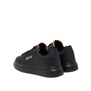Just Cavalli Leopard-Detail Sneakers