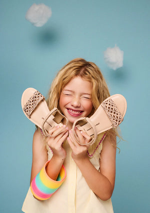 Gioseppo Braided Leather Sandals