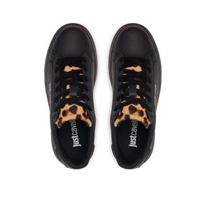 Just Cavalli Leopard-Detail Sneakers