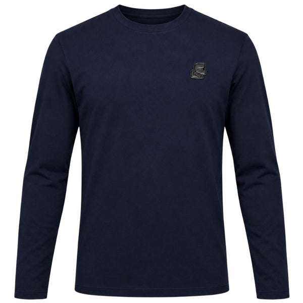 Karl Lagerfeld Logo Long-Sleeve T-Shirt
