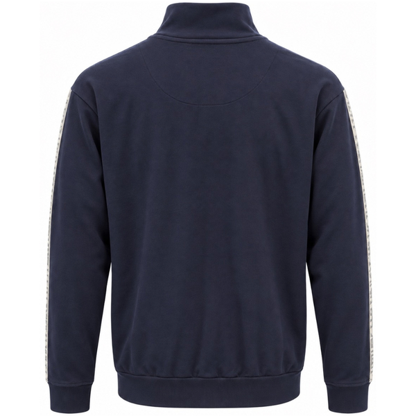 Bikkembergs Logo Tape Track Zip - Up Hoodie