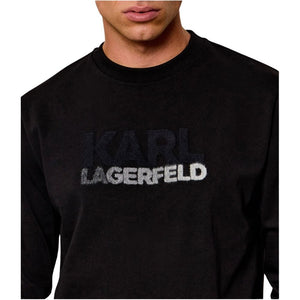 Karl Lagerfeld Textured Logo Sweatshirt