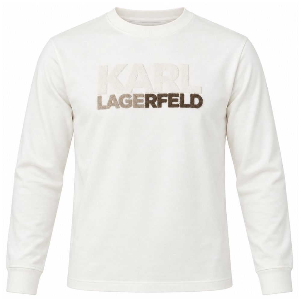 Karl Lagerfeld Textured Logo Sweatshirt