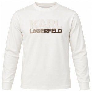Karl Lagerfeld Textured Logo Sweatshirt