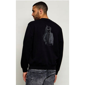 Karl Lagerfeld Portrait Graphic Sweatshirt