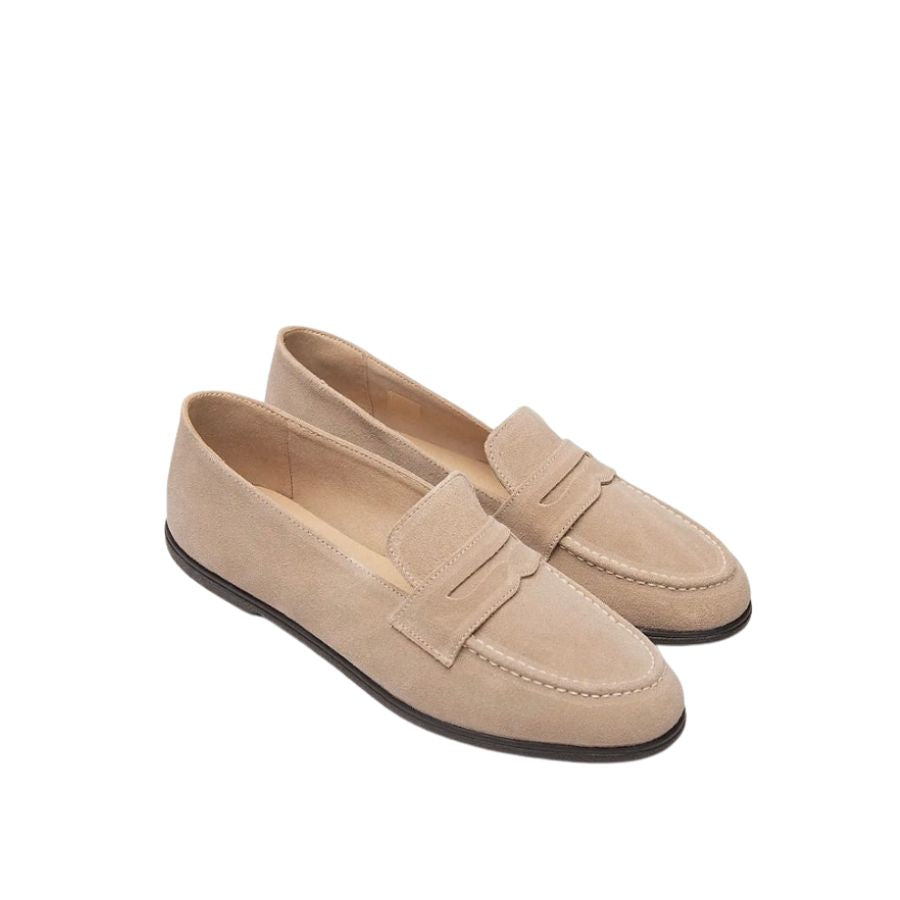 Macarena Suede Penny Loafers