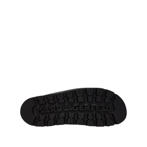 Karl Lagerfeld Double Buckle Platform Slide