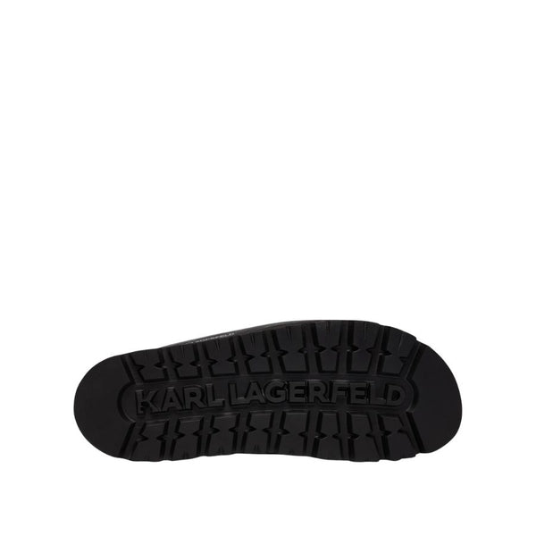 Karl Lagerfeld Double Buckle Platform Slide