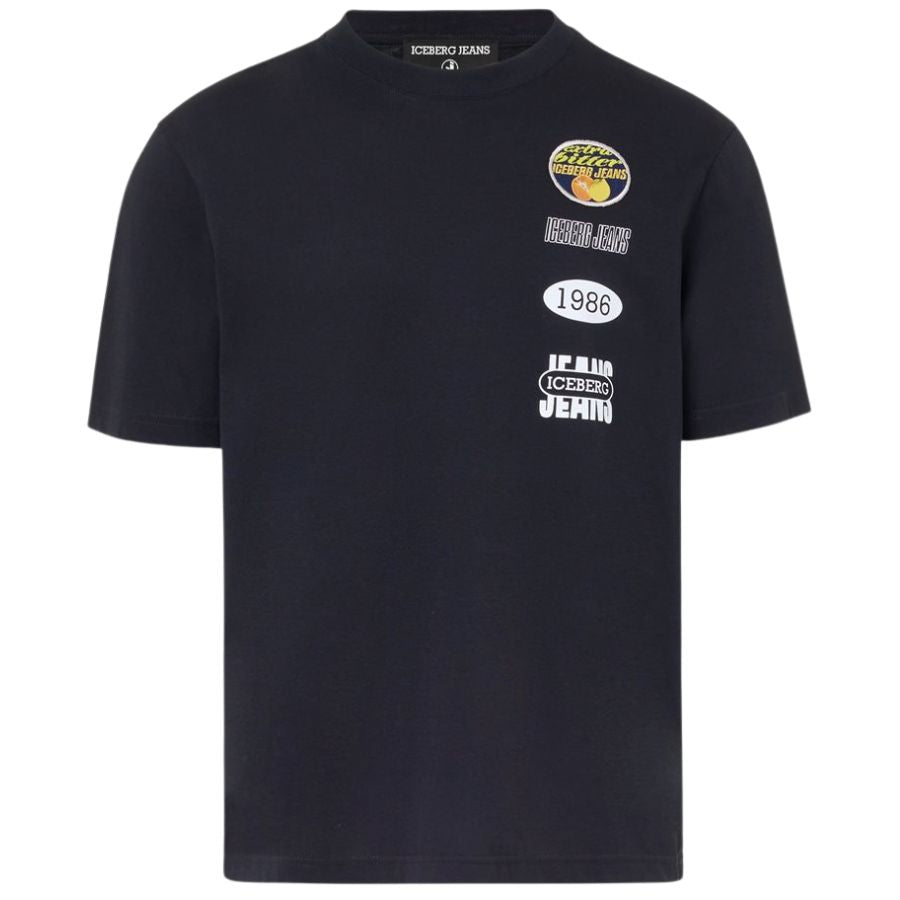 Iceberg Jeans logo patch t-shirt