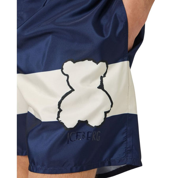 Iceberg color-block swim shorts