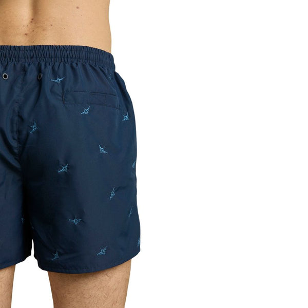 Aeronautica Militare All-over aircraft print Swim short