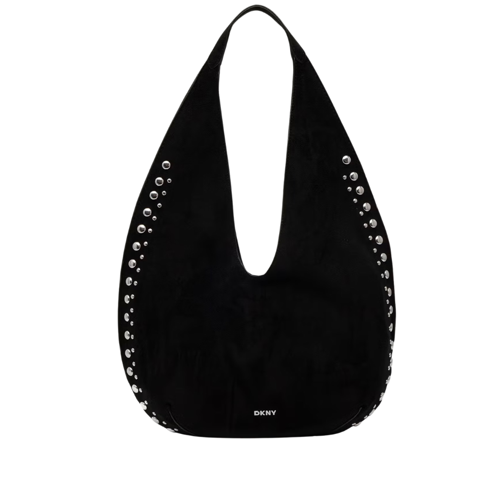 DKNY Studded Hobo Shoulder Bag