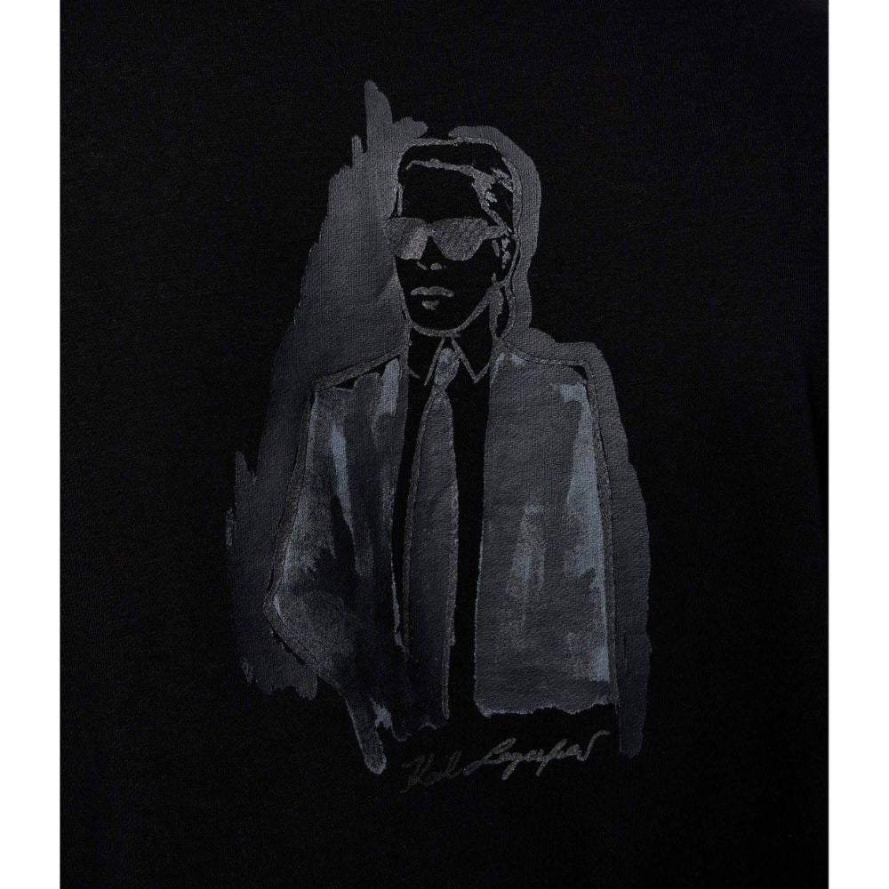 Karl Lagerfeld Portrait Graphic Sweatshirt