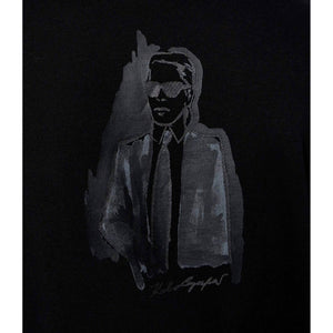 Karl Lagerfeld Portrait Graphic Sweatshirt