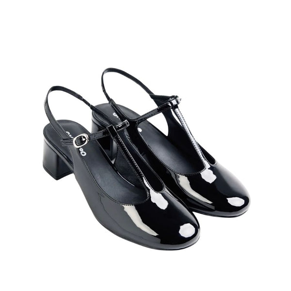 Gioseppo Patent Mary - Jane Heels