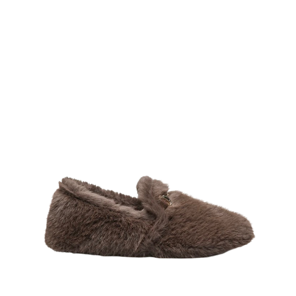 Macarena Faux Fur Loafer Slippers