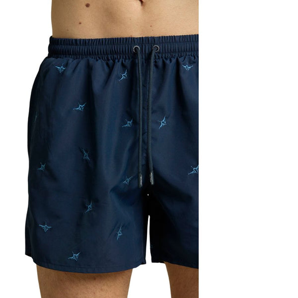 Aeronautica Militare All-over aircraft print Swim short