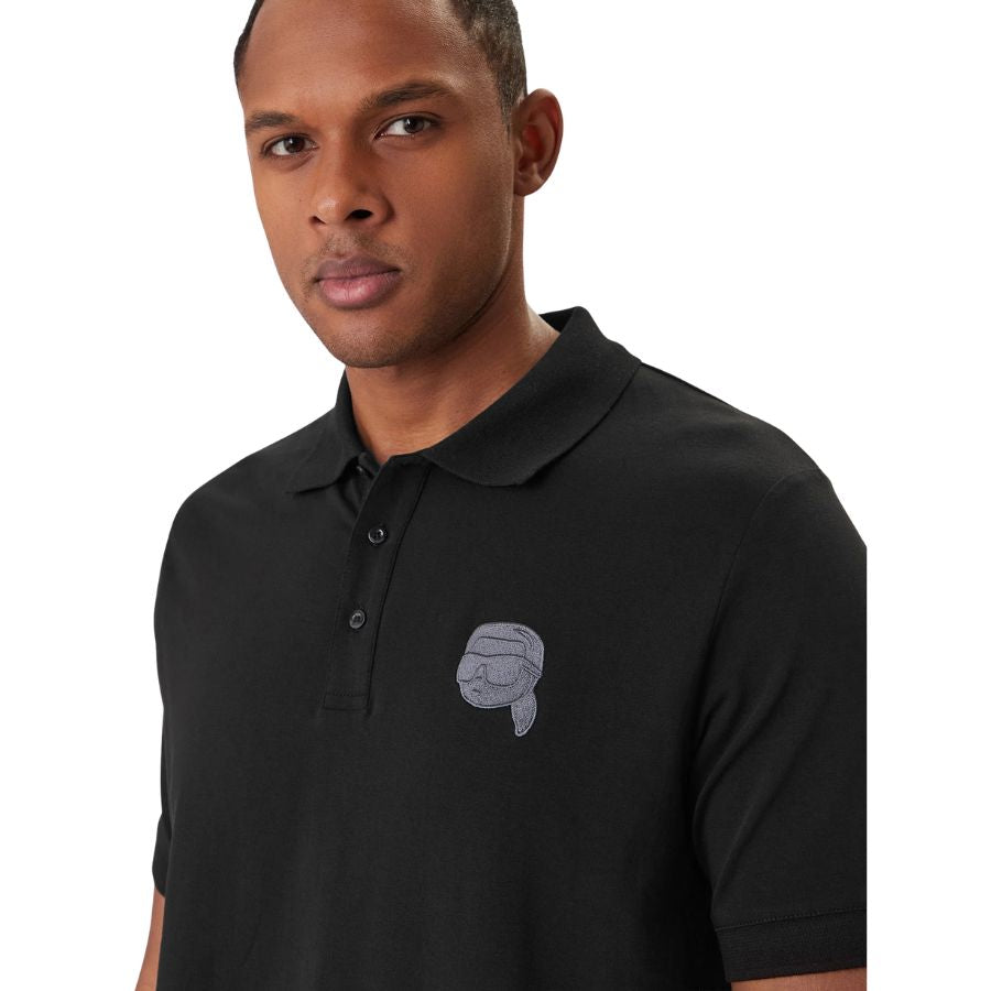 Karl Lagerfeld Polo Shirt with Iconic logo