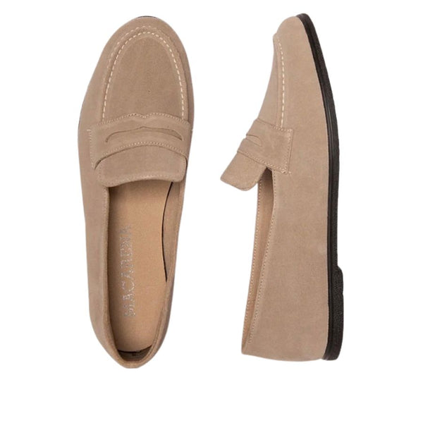 Macarena Suede Penny Loafers