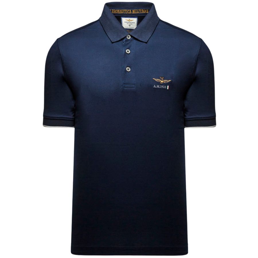 Aeronautica Militare Mercerized Cotton polo shirt