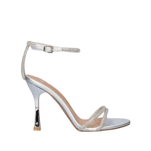 Exe Rhinestone High-Heel Sandals
