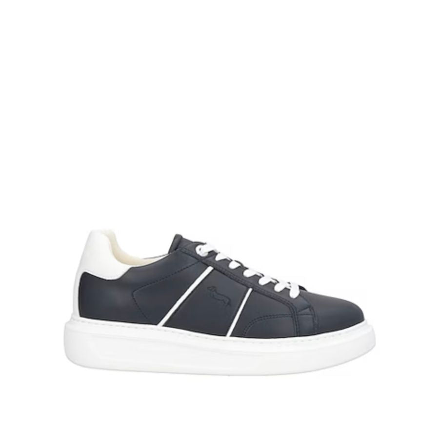 Harmont & Blaine Leather Platform Sneakers
