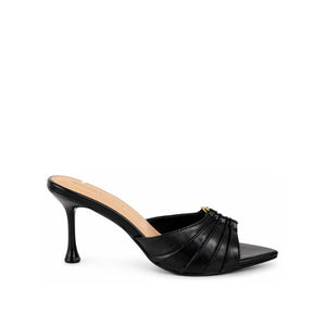 Envie Pleated Mule Heels
