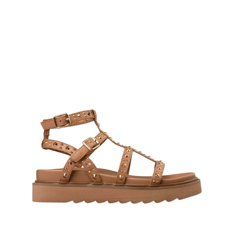 Envie Studded Strap Platform Sandals